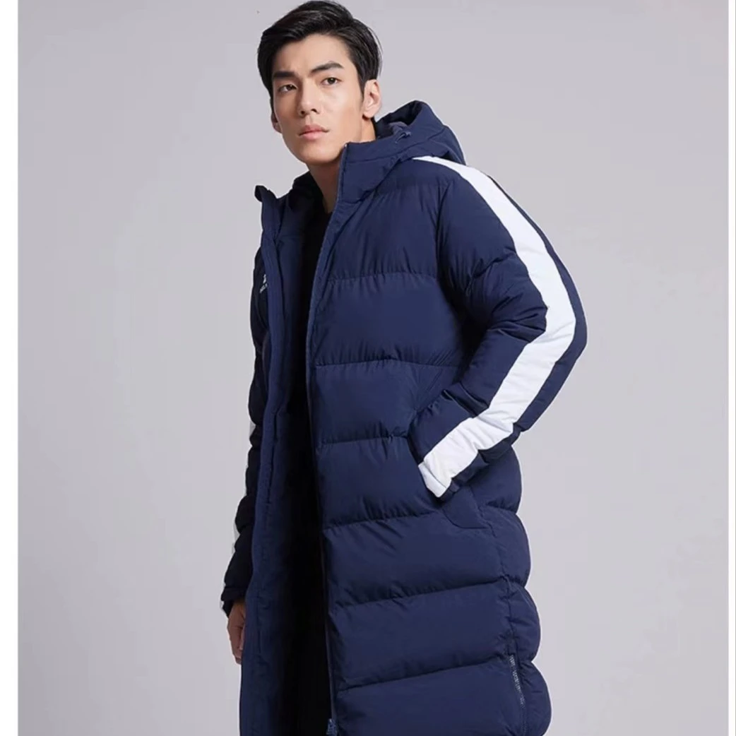 【KELME卡尔美】棉服男运动长款连帽棉袄 体育生冬训足球训练棉衣