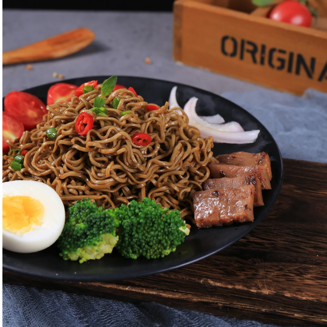 荞麦面方便面葱油拌面火鸡面免煮轻食高饱腹粗粮代餐