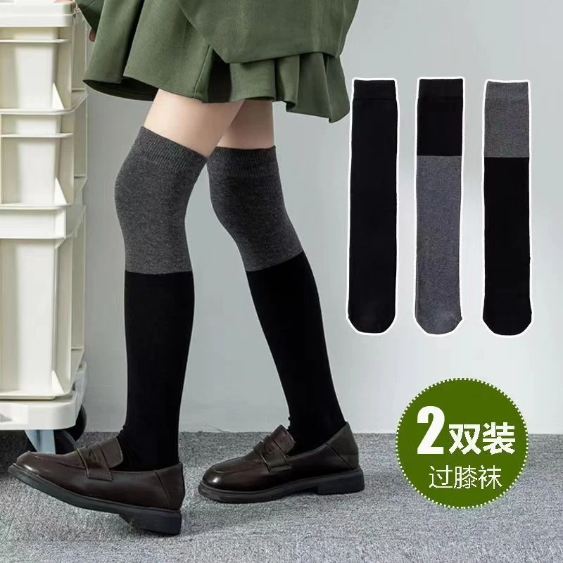 【粉丝专属】女童长筒袜春秋季儿童袜子jk学院风过膝袜女孩高筒袜