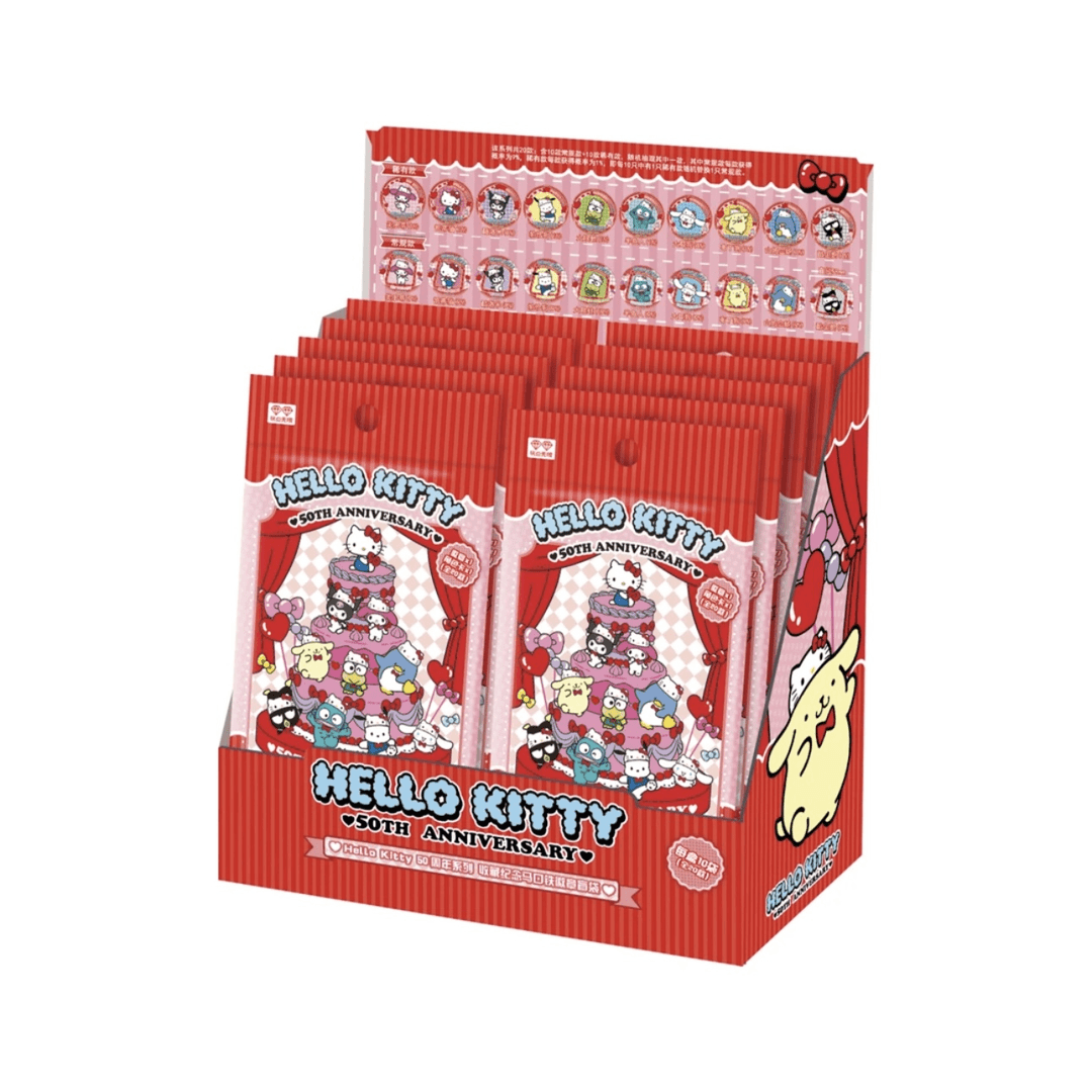 HelloKitty50周年系列 马口铁徽章 吧唧盲盒