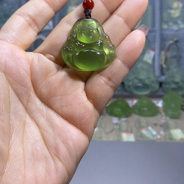 【闪购商品】蛇纹石玉颈饰未镶嵌君*
