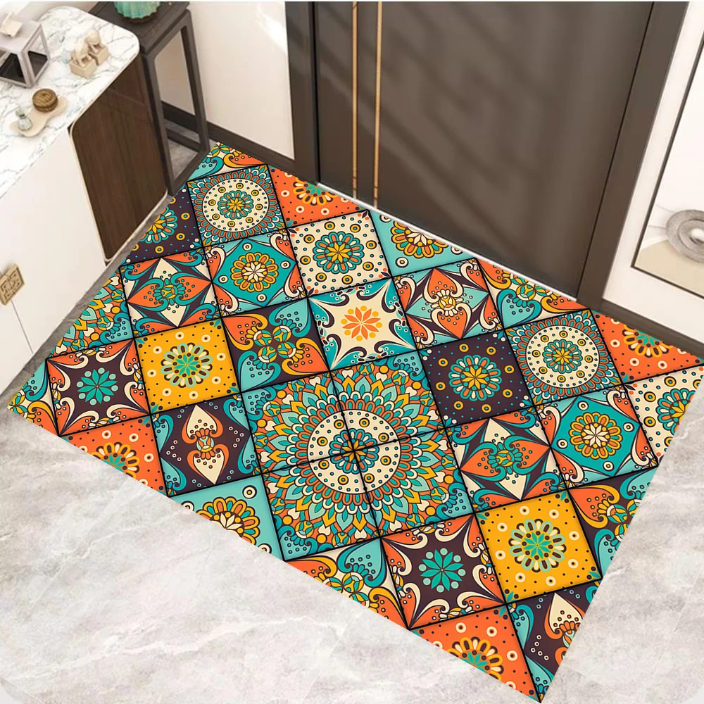 234硅藻泥吸水速干地垫卫生间门口浴室防滑厕所床边玄关卧室毯