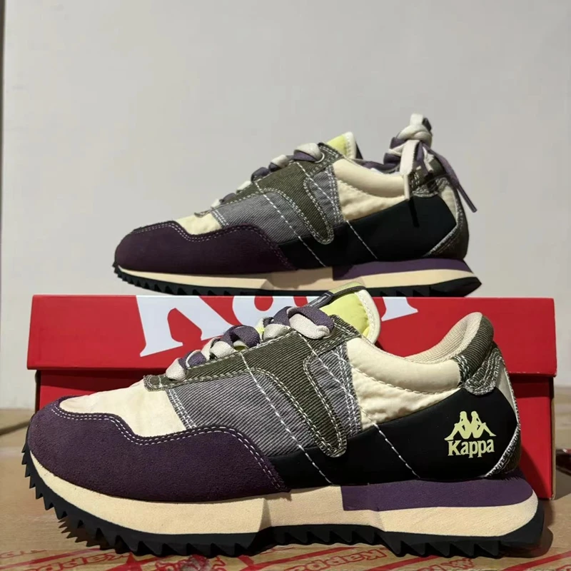 KAPPA正品背靠背情侣复古跑步鞋时尚舒适运动休闲鞋K0BZ5MM34