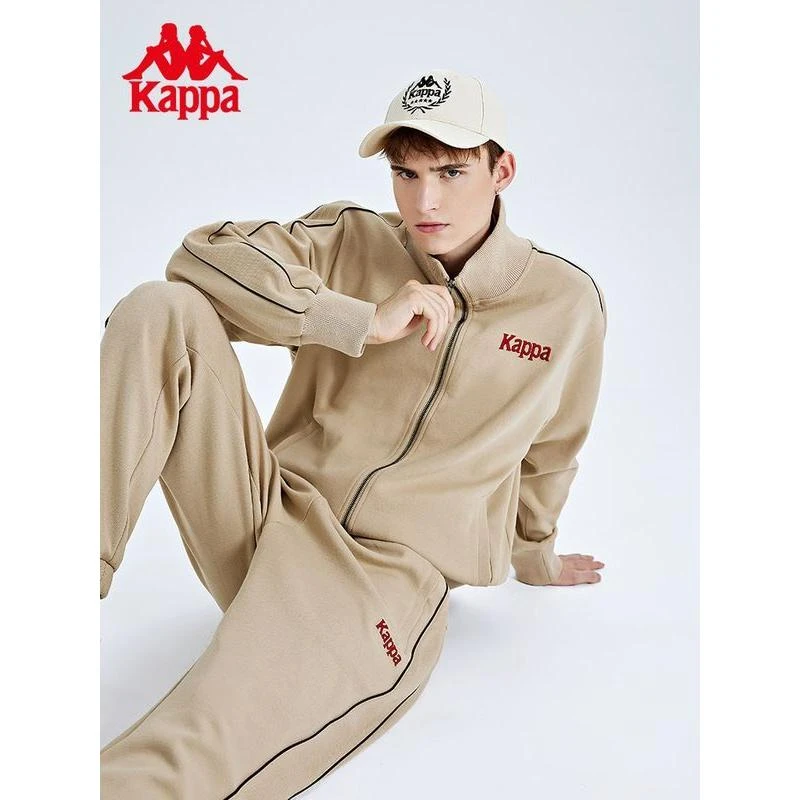 Kappa卡帕针织开衫男运动卫衣复古休闲夹克外套K0C52WK05