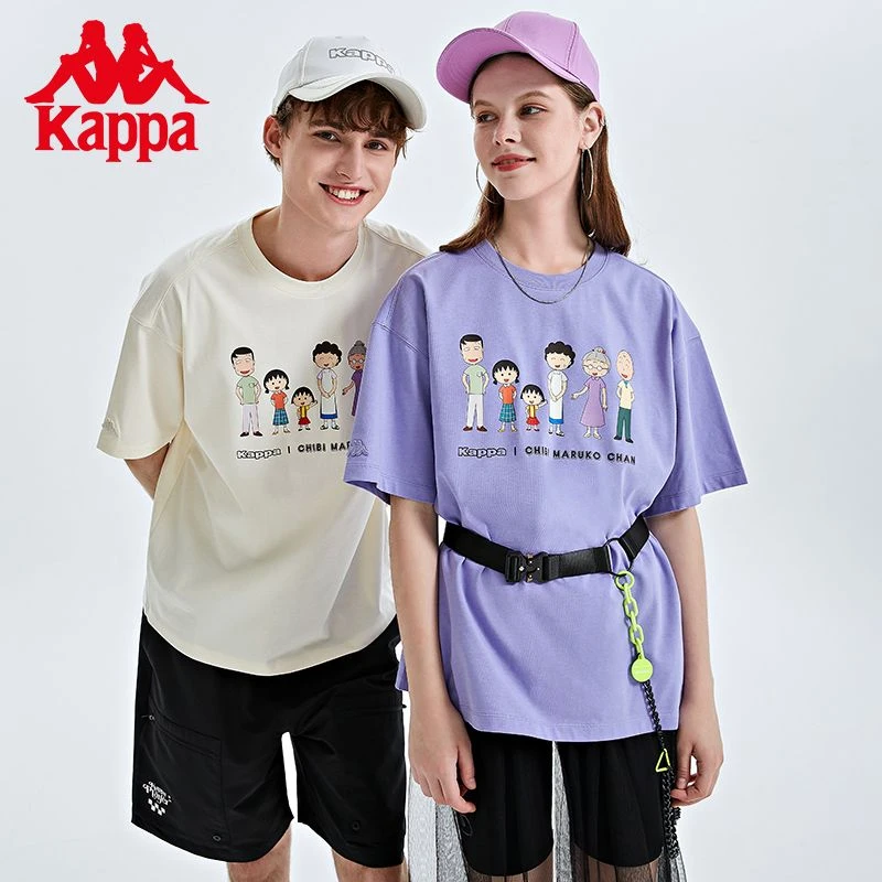 Kappa卡帕樱桃联名短袖情侣男女运动T恤休闲半袖夏 K0CY2TD82