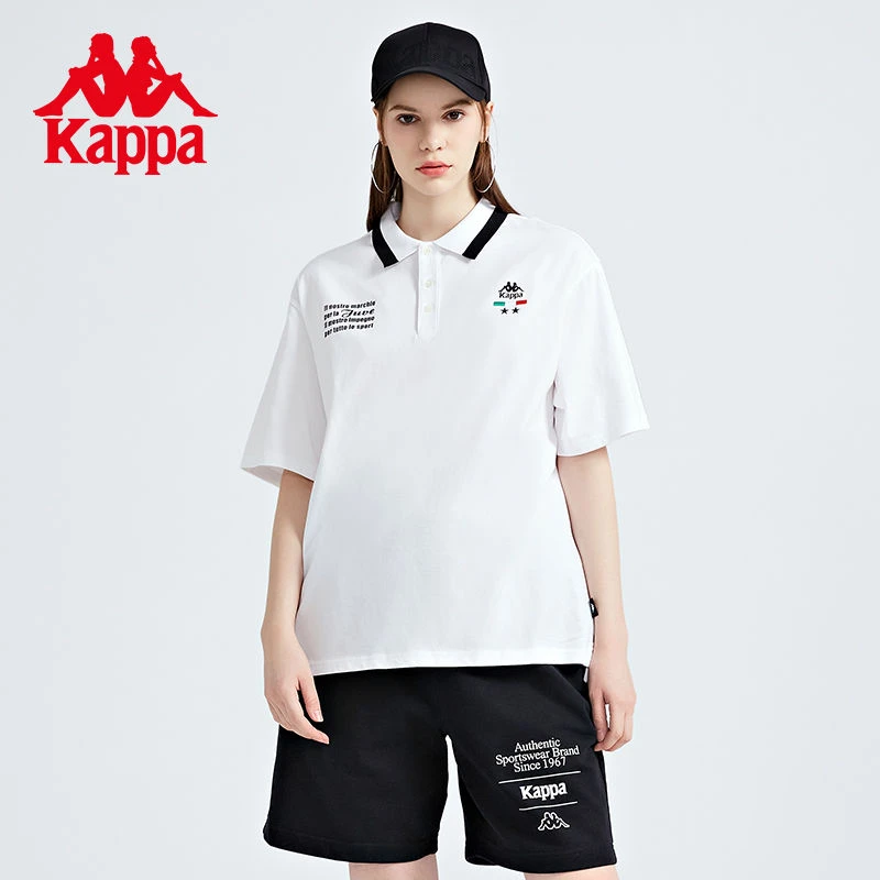 KAPPA足球POLO短袖情侣男女T恤运动半袖休闲夏百搭K0CX2PD03D
