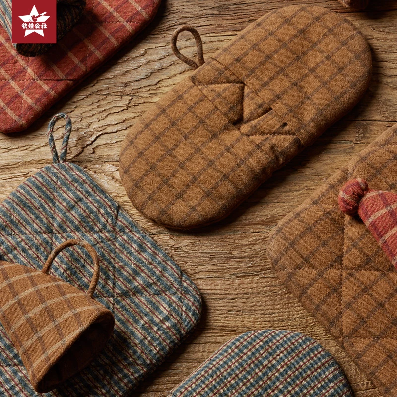 铁娃公社防烫帽防护手套家用护套隔热垫手工纯棉缝纫