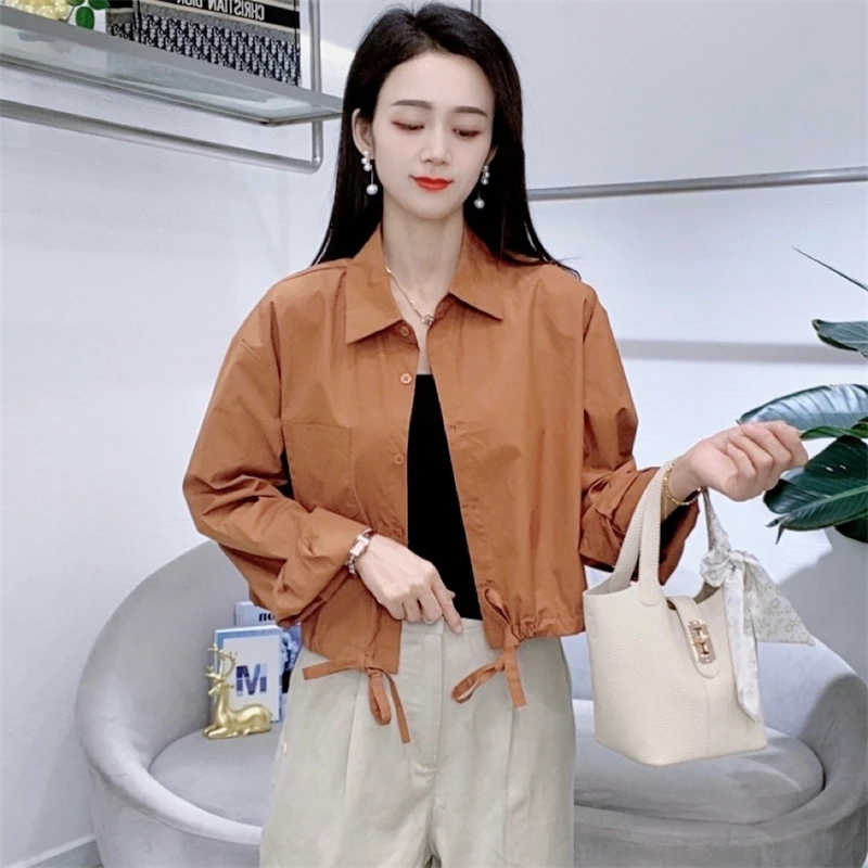 A7078新款韩版气质显瘦短款百搭小个子上衣时尚休闲短外套