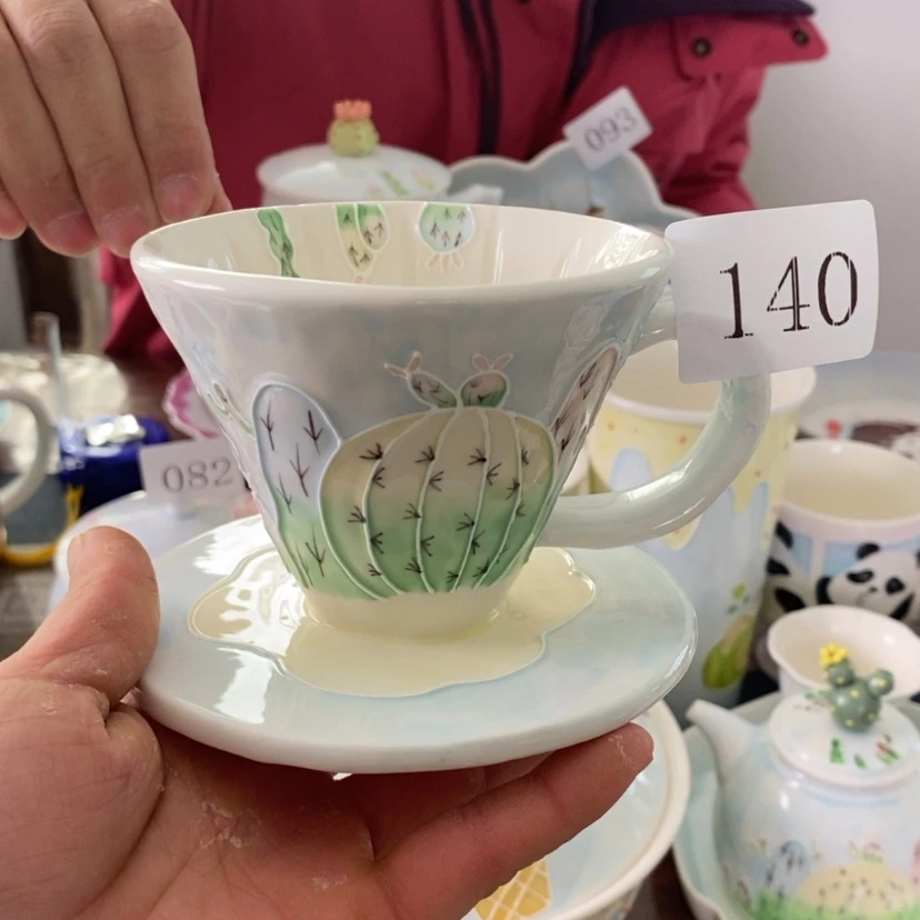 【闪购商品】陶瓷杯花*童