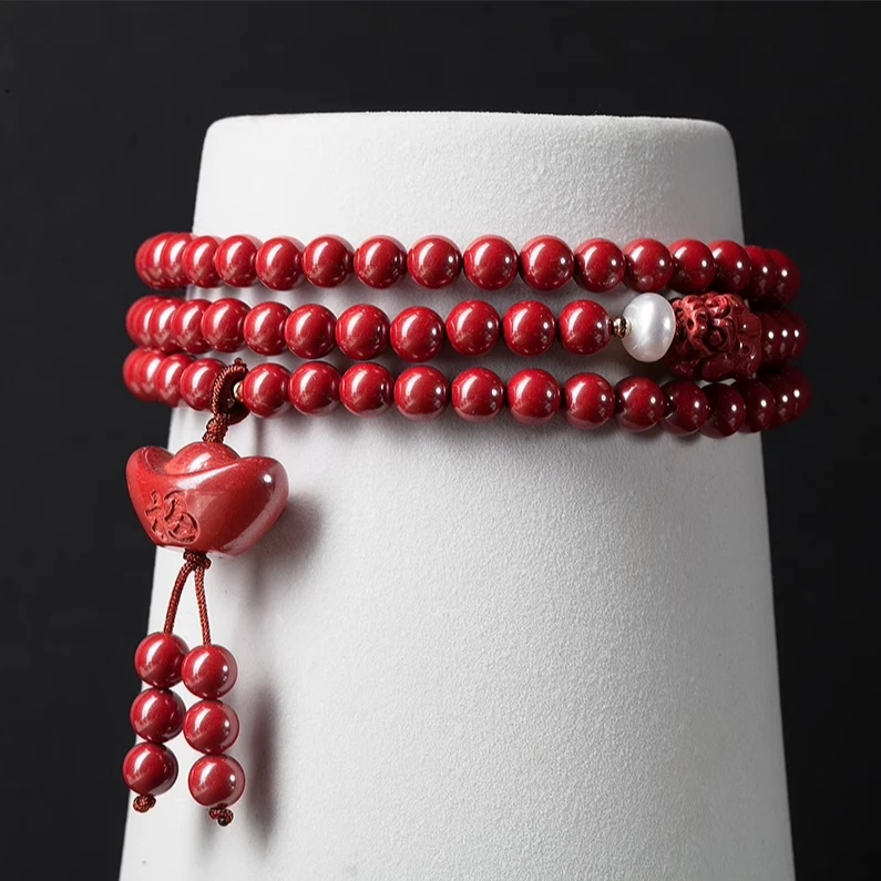 【一喜专属】SL2038帝王砂元宝貔貅手串