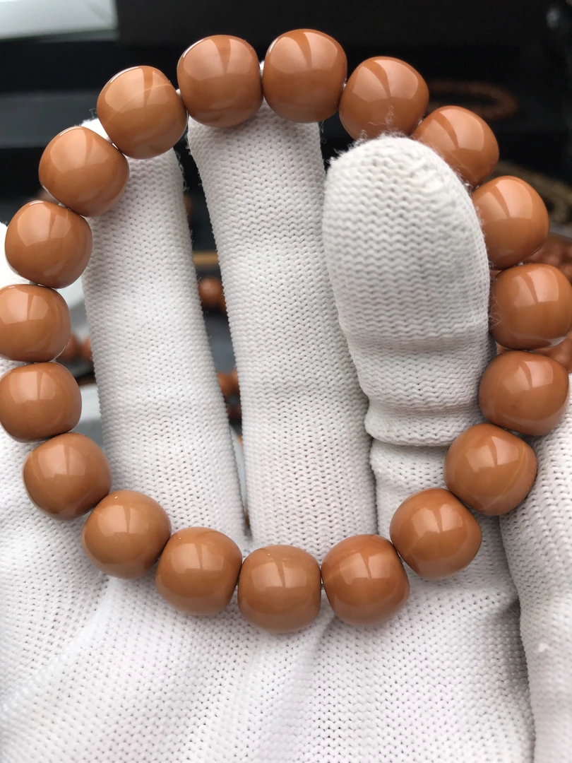 毕业款手工镜面抛光聚宝盆料猴头核桃老型全品手串12-15mm