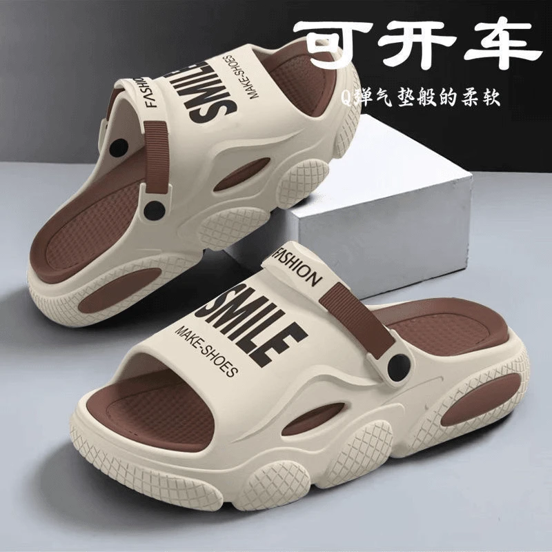 男士拖鞋夏季司机外穿开车2025新款家居防滑潮流沙滩运动户外凉鞋