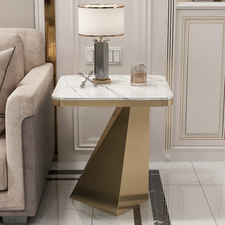 意式烤漆桌椅现代书房极简边几简约阳台床头高级感边柜小方几桌子