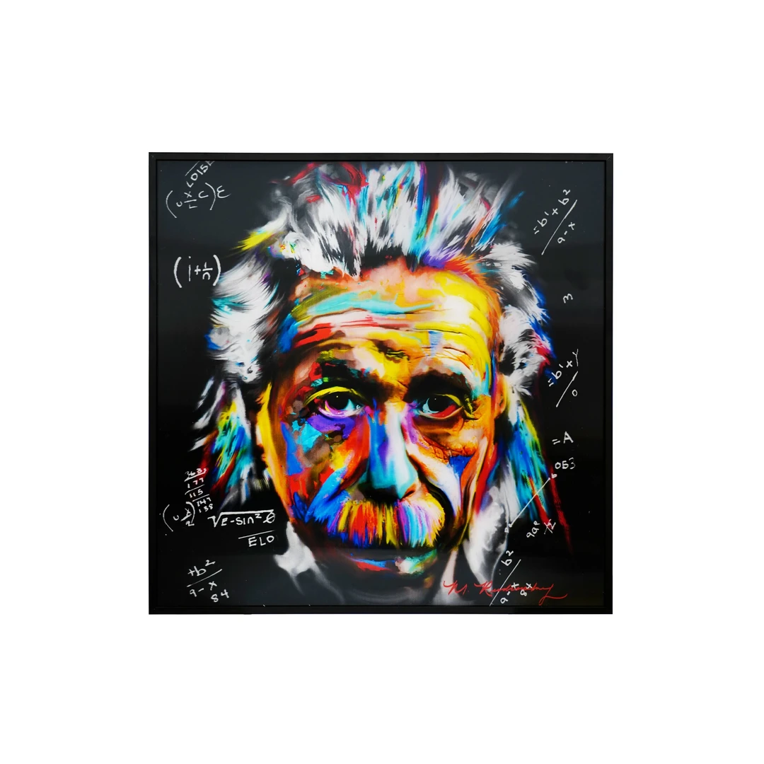 人物名人现代简约3D立体装饰画复式挂画北欧客厅沙发背景墙