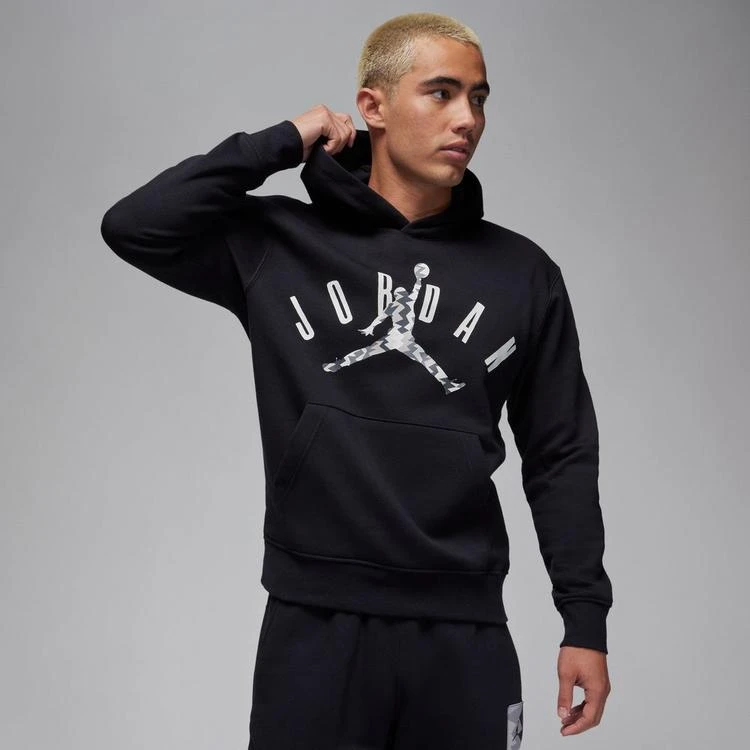 AIR JORDAN 乔丹正品男女同款秋冬运动加绒连帽衫卫衣-FD7416-010