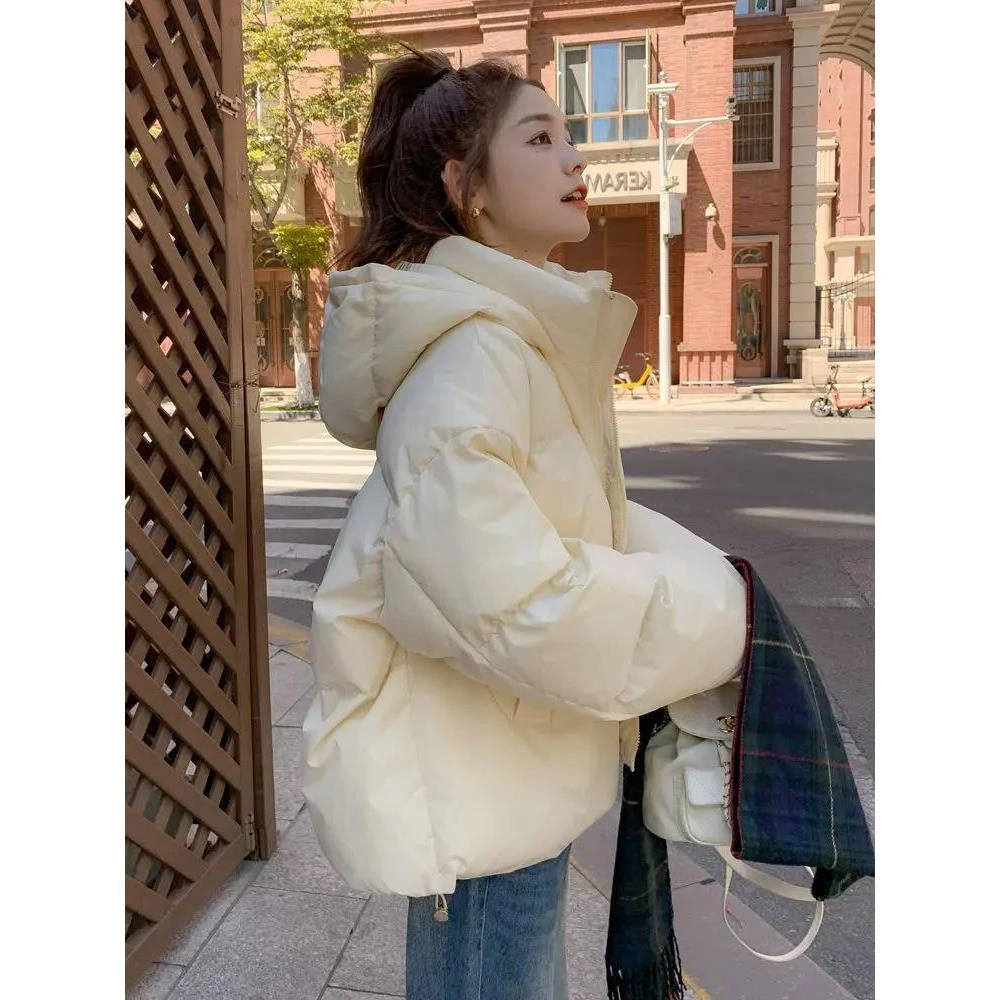 雅鹿新款2023年新款小个子羽绒服女冬季韩系爆款设计感羽绒服短