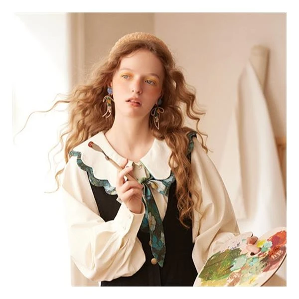 【芋总专属】两三事浪漫神话甜美减龄公主风配领带S23QC031