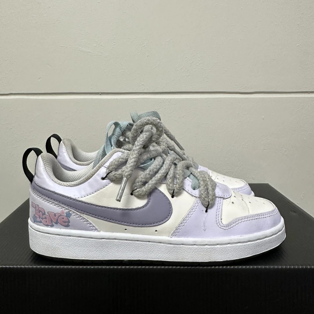 定制Nike 紫微星/37.5码/99新/毒799/无原盒/027板鞋
