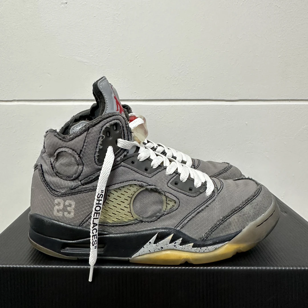 AJ5 ow联名黑蝉翼/40.5码/95新/毒3889/无原盒/CT8480-001