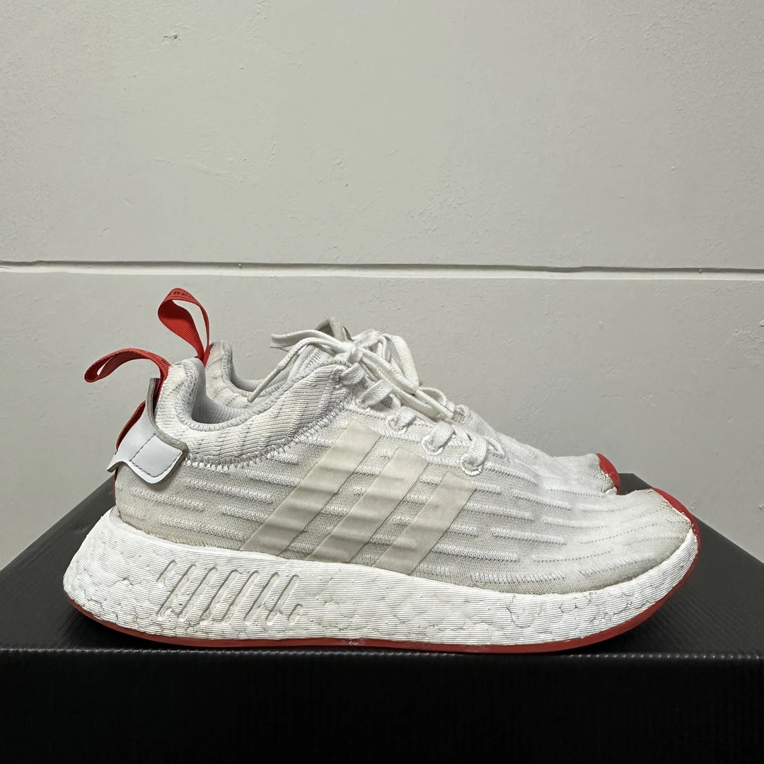Adidas NMD白红/39码/9新/无原盒/BA7253