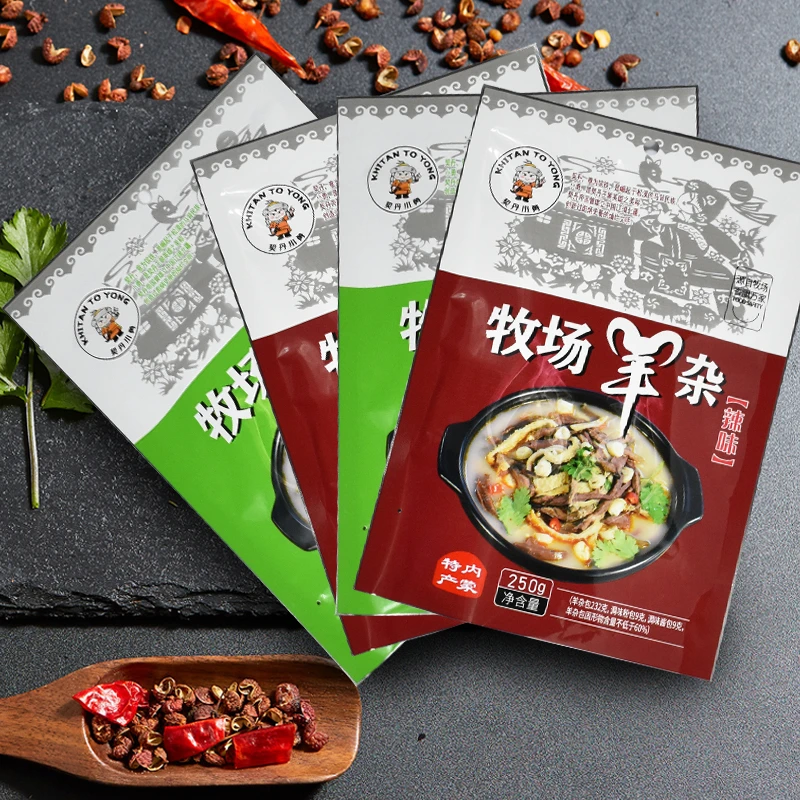 250g*4袋牧场羊杂汤速食内蒙古特产契丹小勇