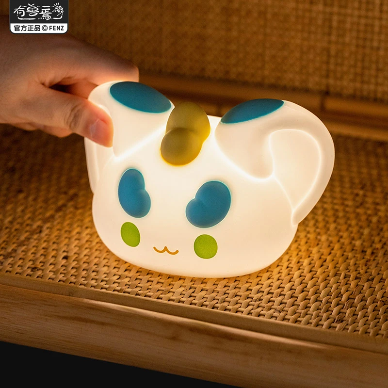 非人哉有兽焉皮皮拍拍小夜灯卧室床头护眼硅胶睡眠台灯