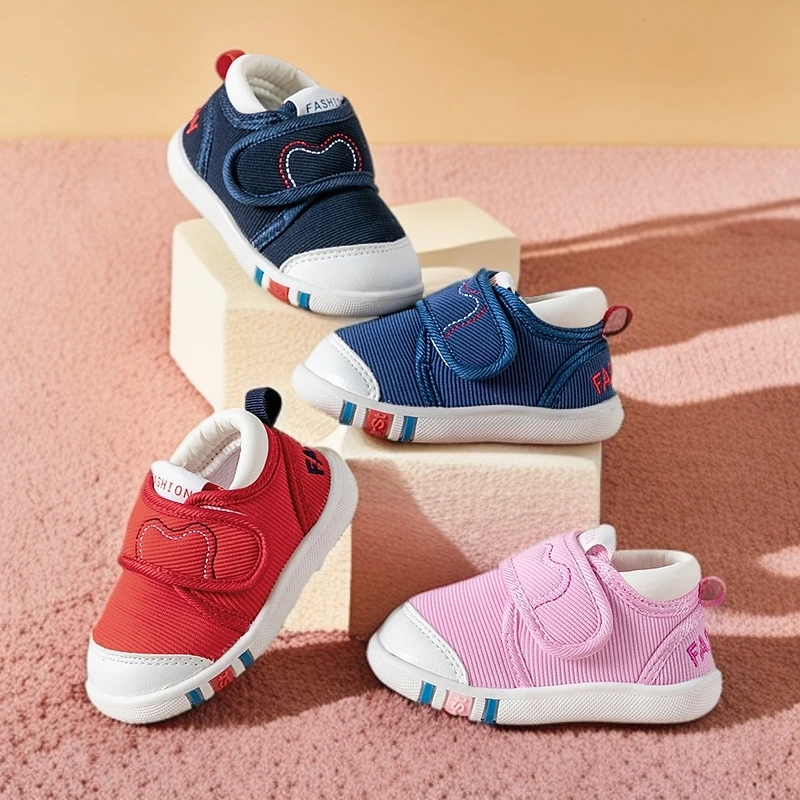 福美儿软底学步鞋女春秋季男童鞋子1--3岁婴儿鞋防滑宝宝小童鞋