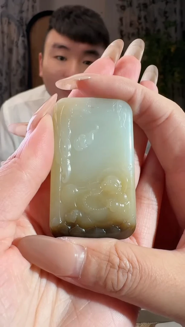 【闪购商品】和田玉颈饰未镶嵌50003佛牌赠绳