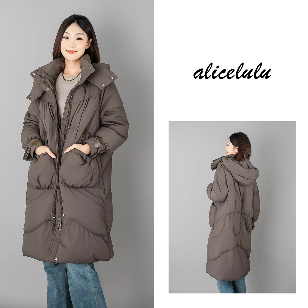 4 ALICE “暖芯冬日”羽绒服 蓬松鸭绒 连帽御寒 S2139665Tr