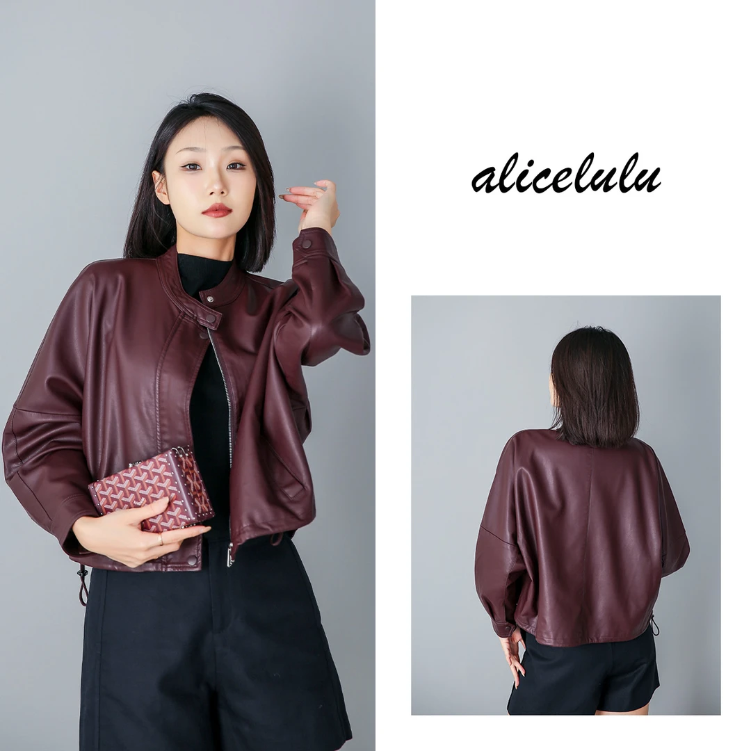 2 ALICE “帅气姐姐”短外套 复古糅皮 率性机车 S2139133Tr