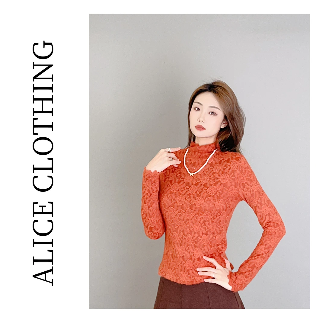 4【ALICE “春的期盼”优雅打底衫】华美蕾丝 项链设计 S2135932L