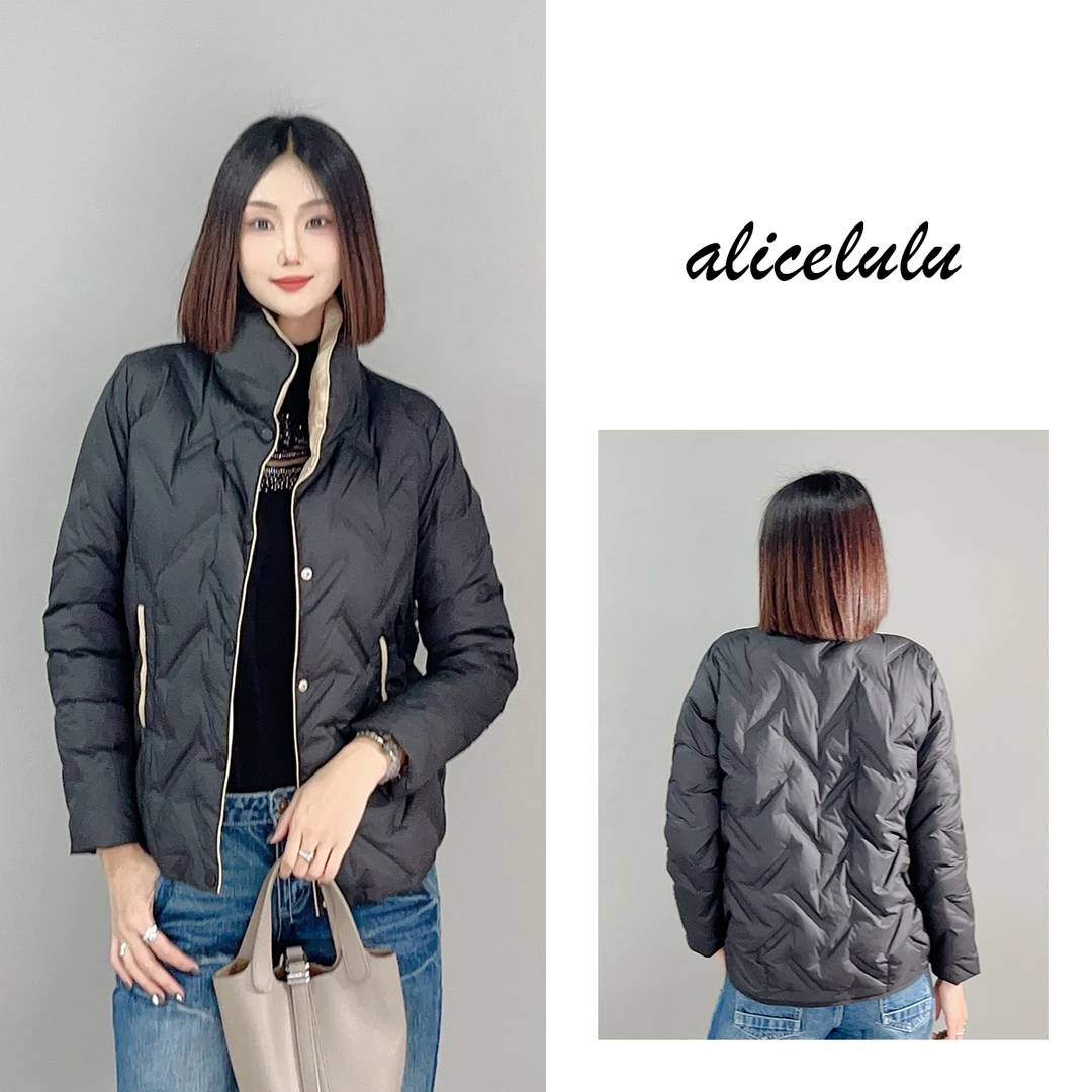 4 ALICE “冬日新意”羽绒服  高温压条 双色鸭绒 S2140591Tr