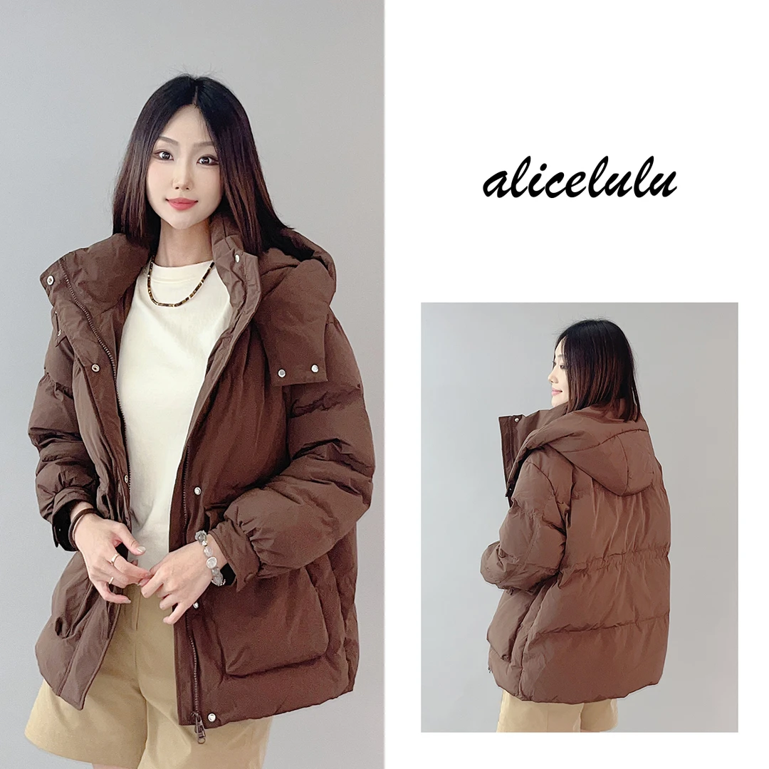 4 ALICE “热咖啡”羽绒服 口袋设计 蓬松轻暖 S1034490Tr
