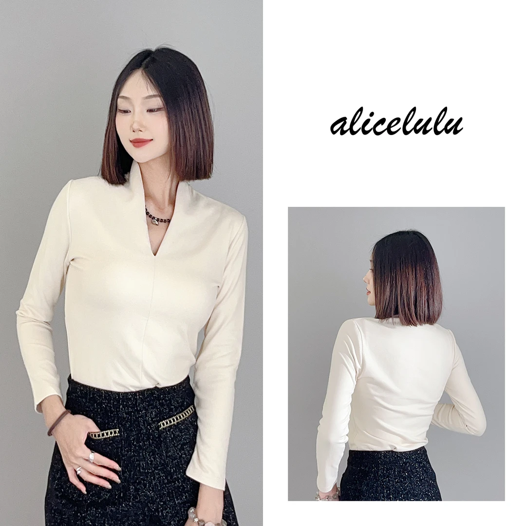 4 ALICE “自在有型”打底衫 绵软丝滑 显瘦百搭 S2140379T