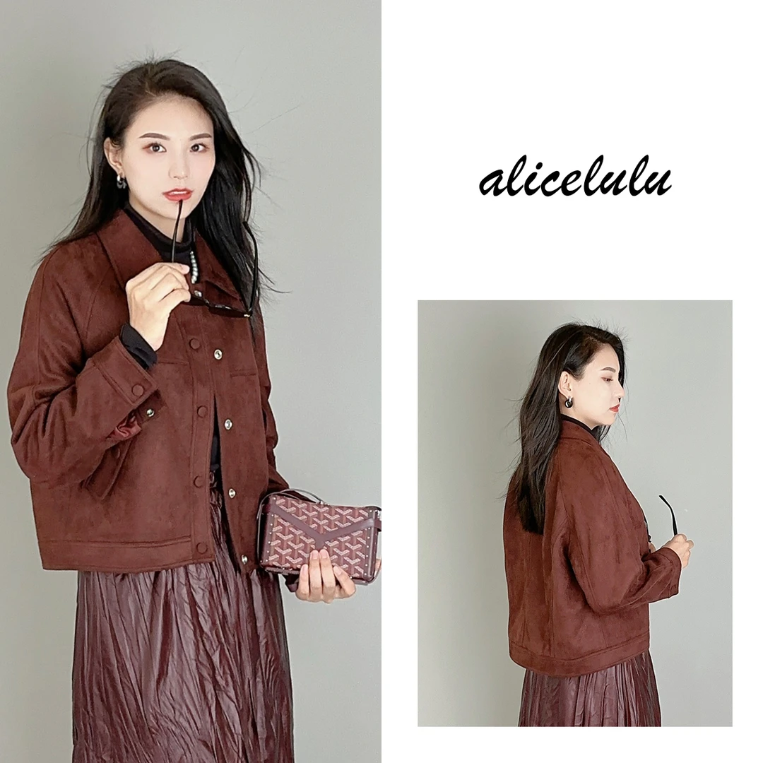 1 ALICE “秋意渐浓”短外套 优雅挺括 显瘦百搭 S2139797W