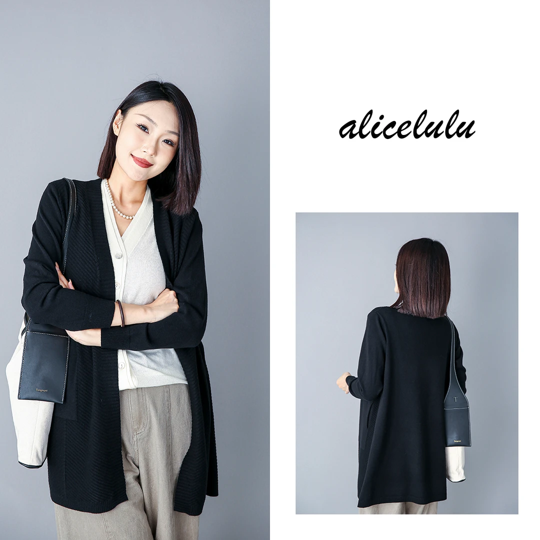 4 ALICE “秋日贵妇”毛衣 随性外披 柔糯洋气 S2139293T