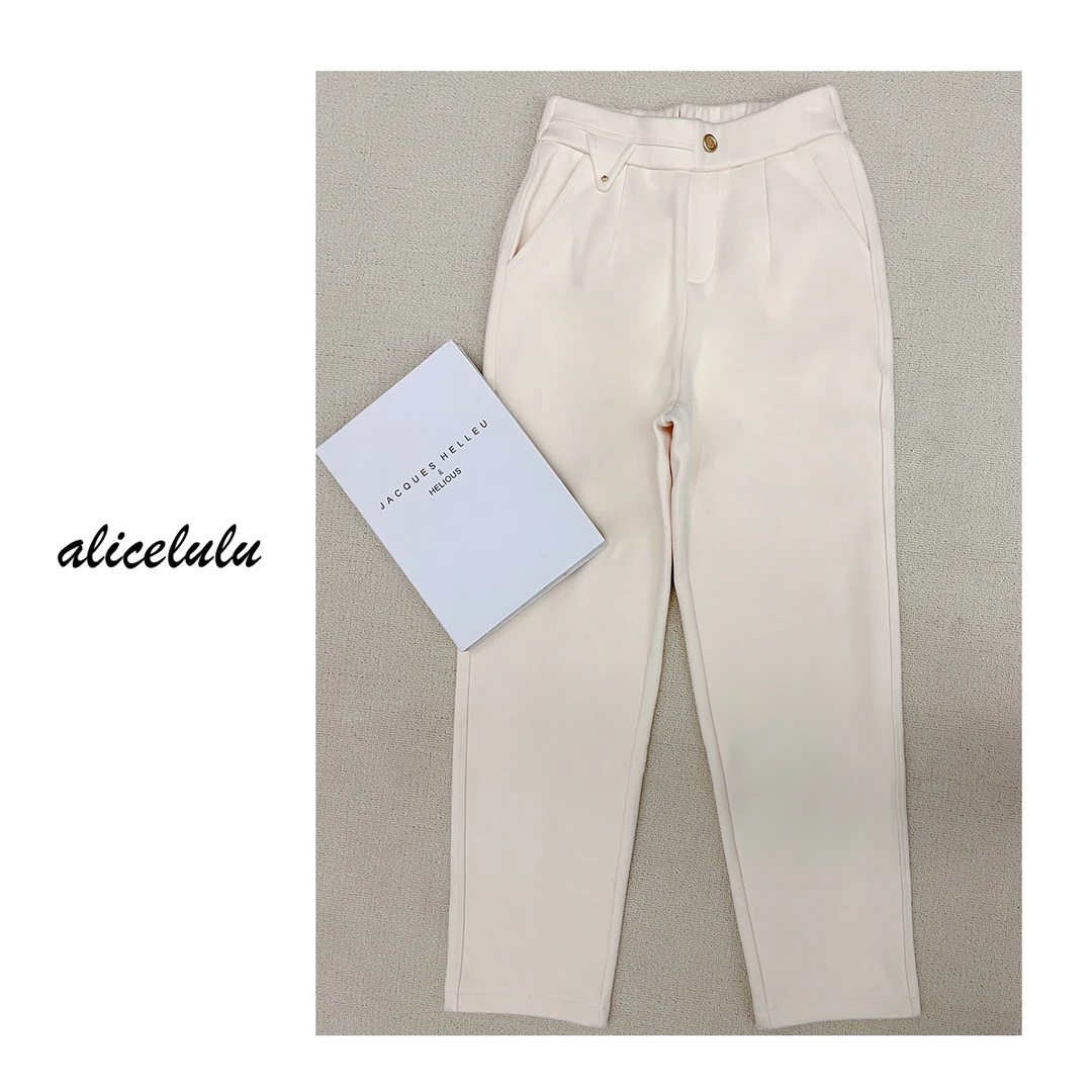 4 ALICE “糯米糍”休闲裤 气质通勤 亲肤百搭 S621847T