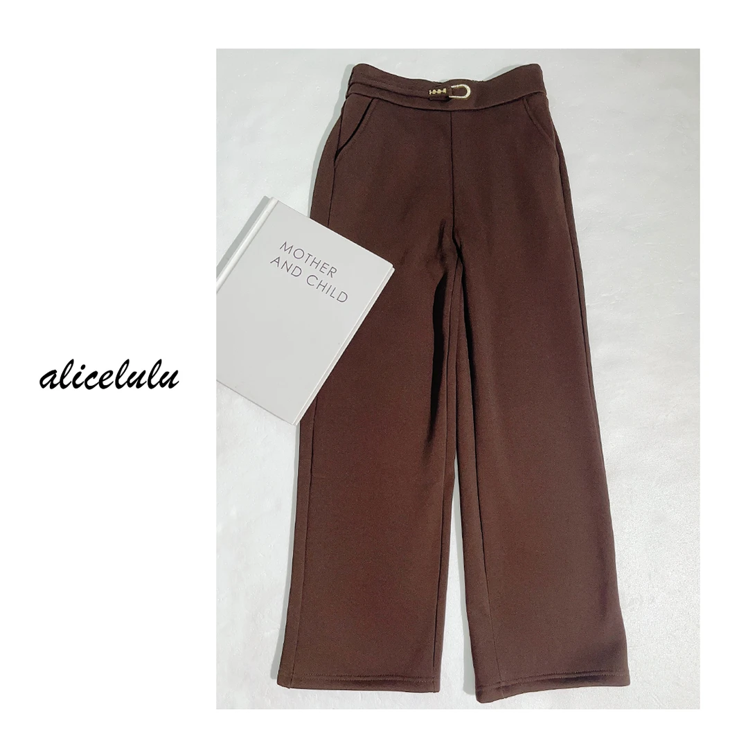 1 ALICE “有版有型”休闲裤  垂顺百搭 半松紧 S621903U