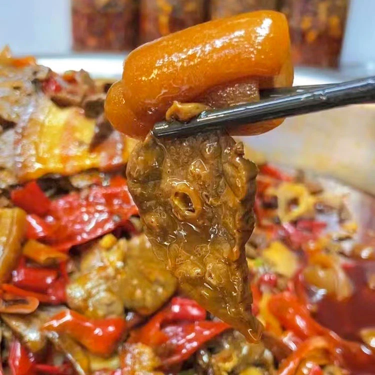 湖北长阳土家食用腊心肺火锅500克预制火锅加热即食净含量冷藏