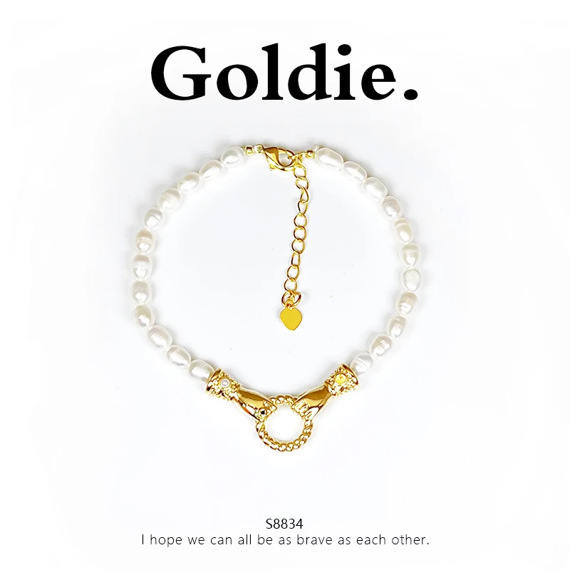 铜合金手链 轻奢设计师款手链～8834