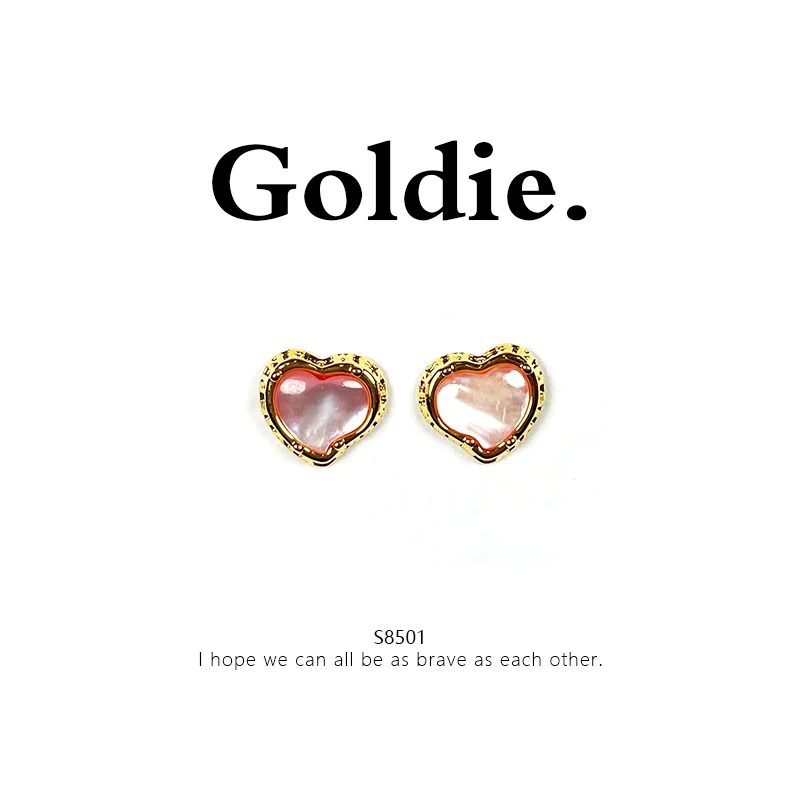 铜合金耳饰 轻奢设计师款耳饰～8501