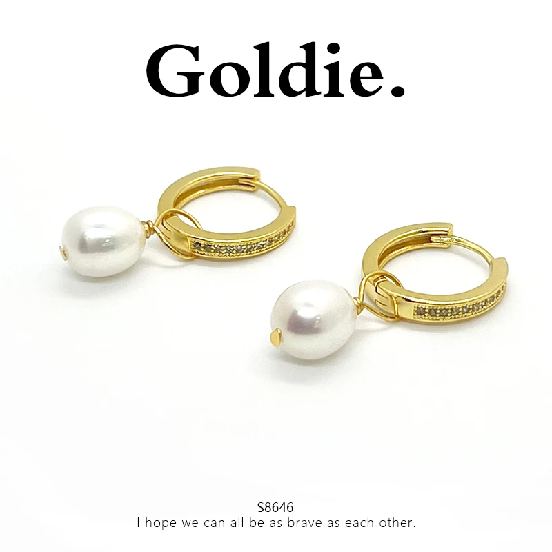 铜合金耳饰 设计师款百搭气质耳饰8646