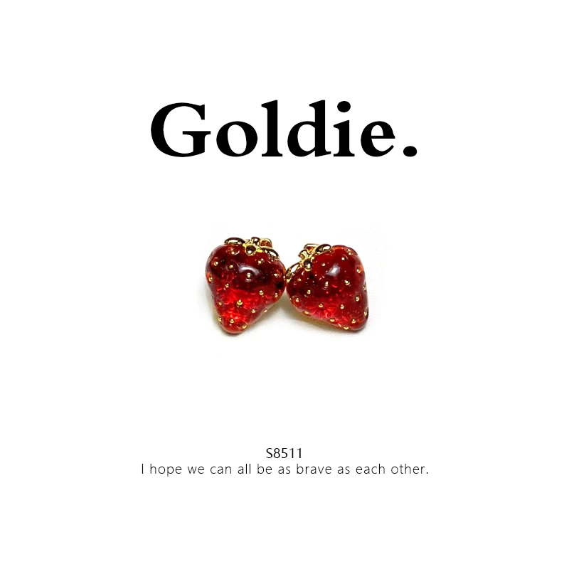 铜合金耳饰 轻奢设计师款耳饰～8511