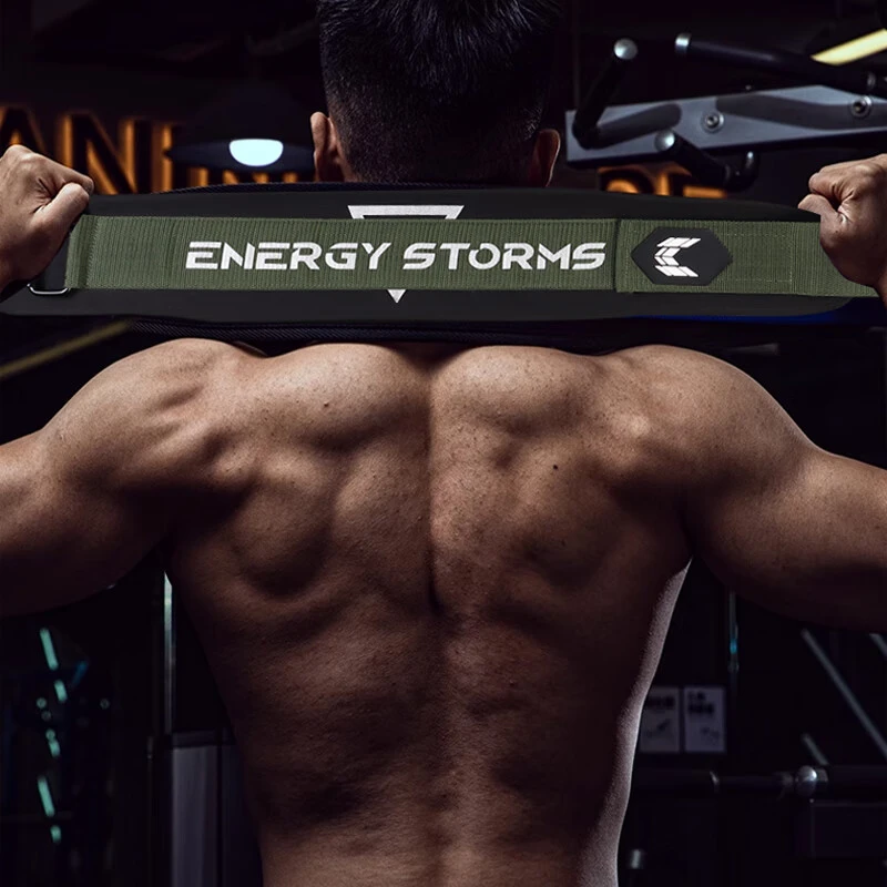 能量风暴健身腰带深蹲举重男护腰带硬拉实心球训练运动护具肌肉