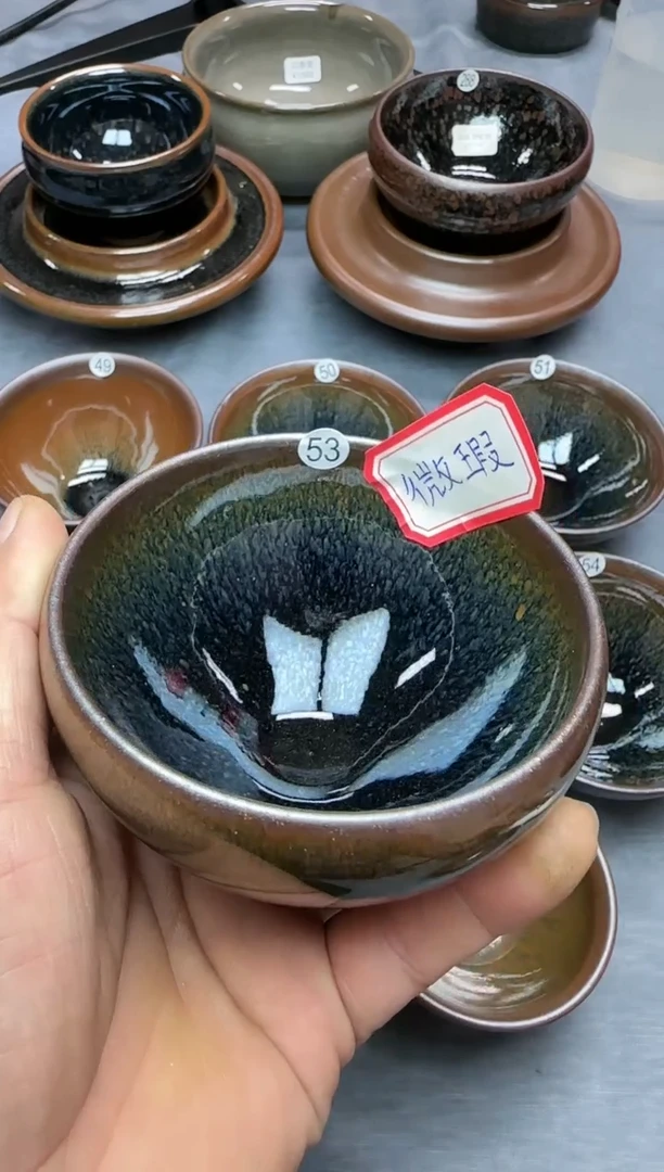 【闪购商品】茶盏印春堂柴烧建盏