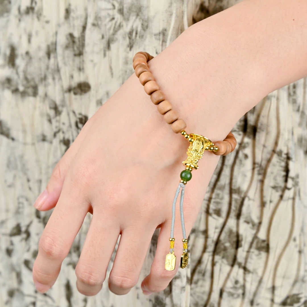 【陕西文创】【何尊】6mm新中式国风单圈手串