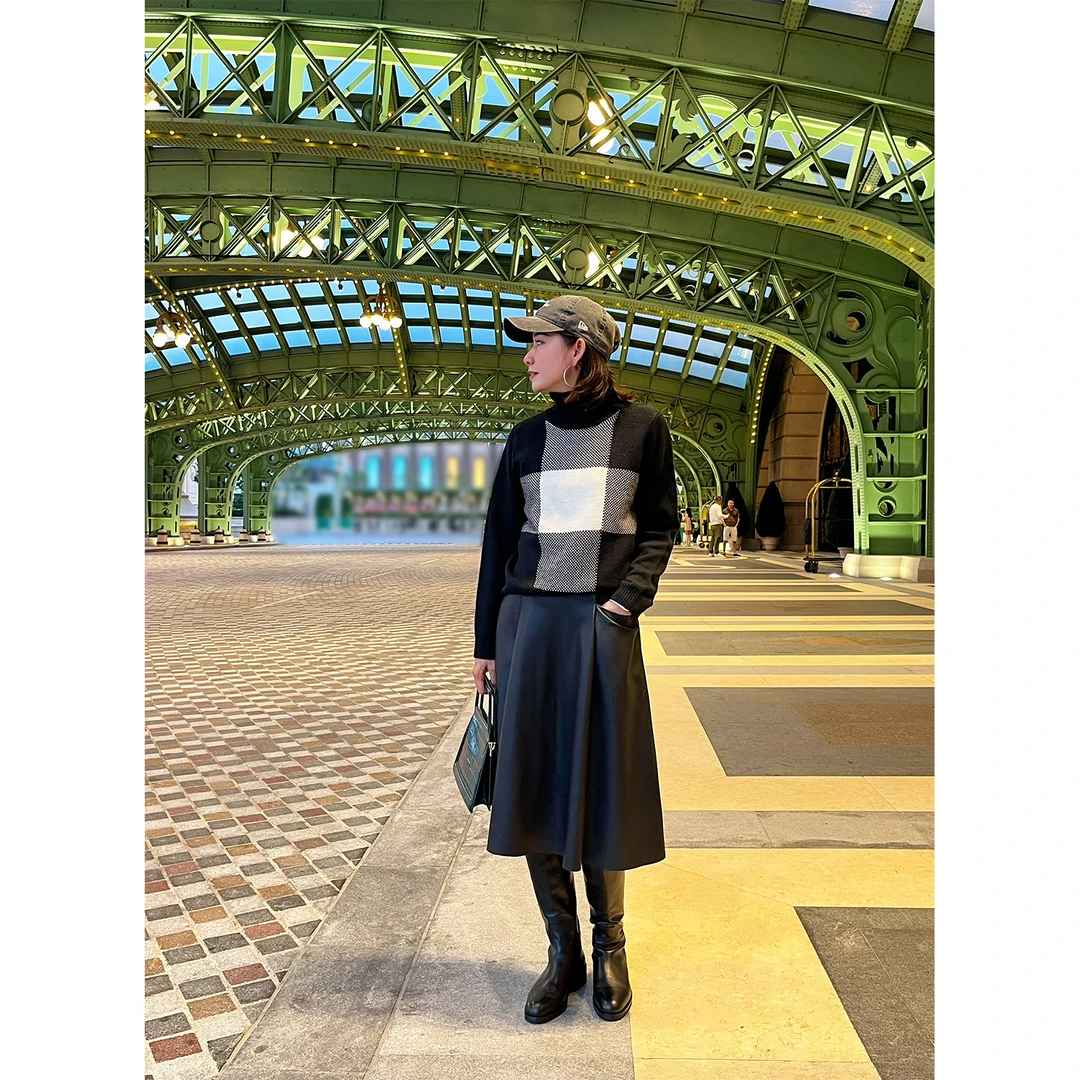 小众设计高级感气质显瘦中高腰半身裙#342011