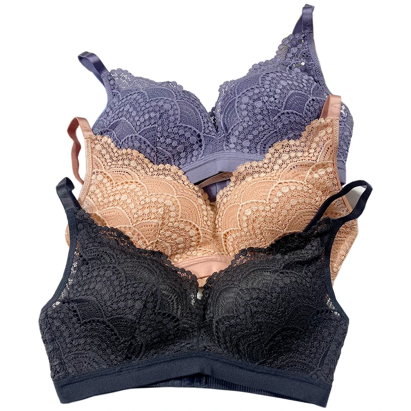 女士内衣无痕无钢圈聚拢防下垂胸罩透气一体式薄杯舒适吊带内衣