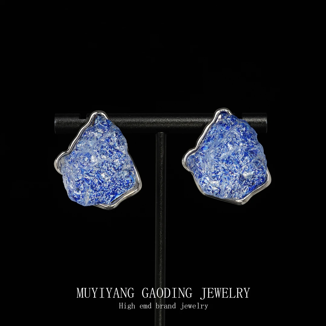 铜合金合成锆石耳饰 外贸高品高奢耳钉A288