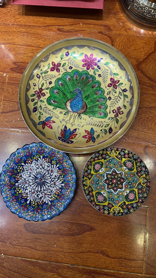 巴基斯坦手工艺品挂盘壁饰